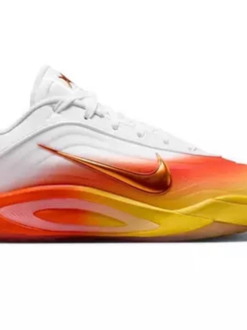 Nike Unisex A'One "Candy Corn Queen" Basketball Shoes Men’s 9.5 and Women’s 11